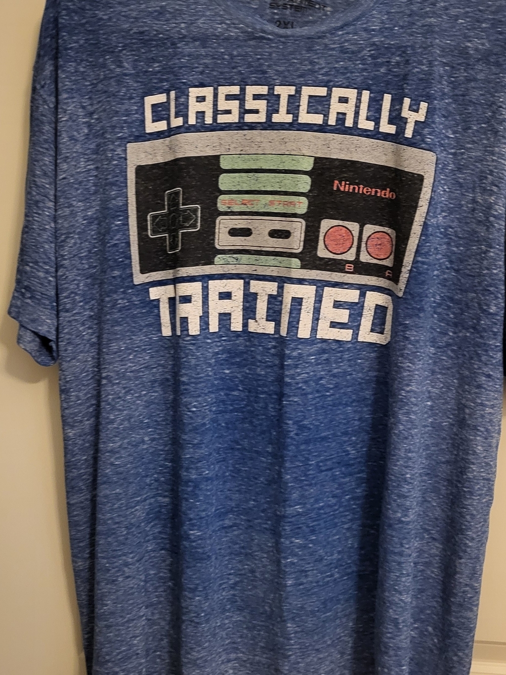 Nintendo Blue Classic Controller Graphic Tee